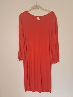 Rosie Pope Women's Maternity Dress Size Medium Coral Stretchy